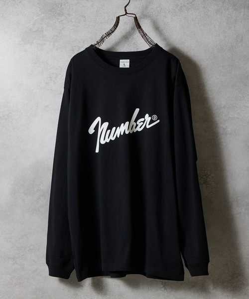 Number⑨ PRINTED CLASSIC L/S T-SHIRT / ナンバーナイン ロゴプリント