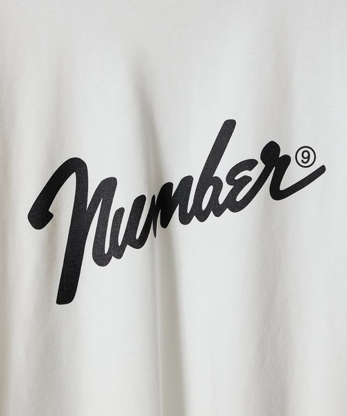 Number⑨ PRINTED CLASSIC L/S T-SHIRT / ナンバーナイン ロゴプリント