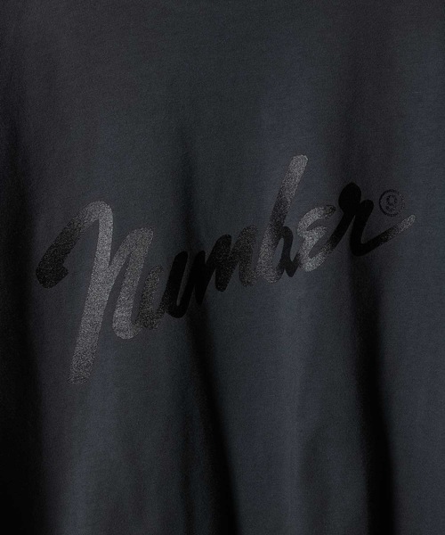 NUMBER (N)INE(ナンバーナイン)の「Number⑨ PRINTED CLASSIC L/S T-SHIRT / ナンバーナイン ロゴプリント クラシック ロンT(Tシャツ/カットソー・メンズ・ブラック/チャコール/ホワイト/チャコールグレー・M/L/XL)」の21枚目の写真