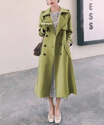 スプリングコート」に該当するグリーン・カーキ/緑色系の