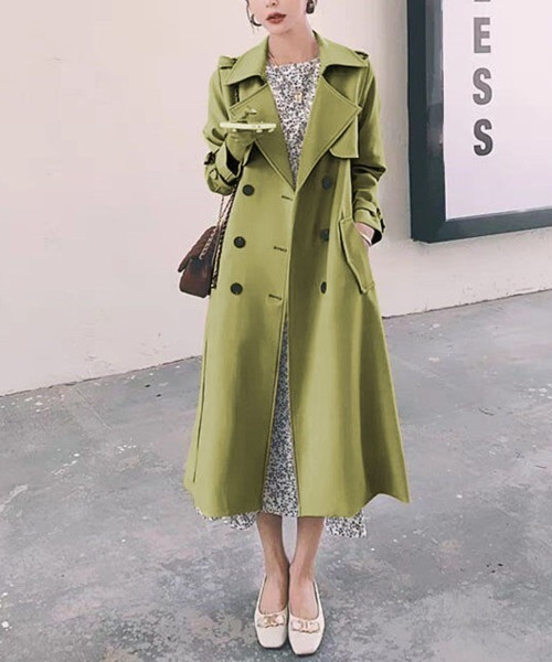 セール】トレンチコート スプリングコート（トレンチコート