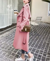 スプリングコート」に該当するピンク/桃色系のファッション通販 - ZOZOTOWN