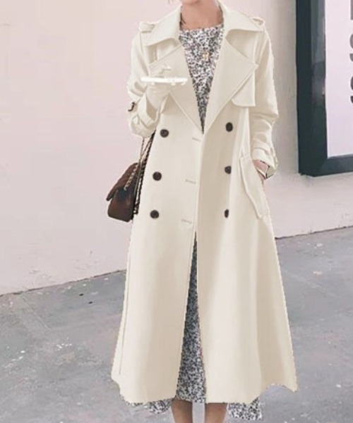 セール】トレンチコート スプリングコート（トレンチコート