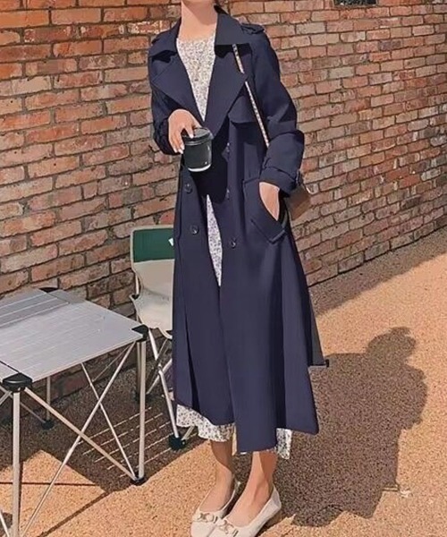 セール】トレンチコート スプリングコート（トレンチコート