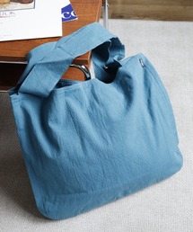 ウォッシュドコットン  ラウンドバッグ XL