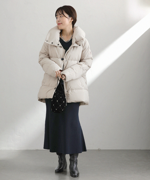 La TOTALITE（ラトータリテ）の「PYRENEX/ピレネックス ELAURA 2 ダウンジャケット（ダウンジャケット/コート・レディース・ベージュ/ネイビー/ブラック・36/38）」の12枚目の写真