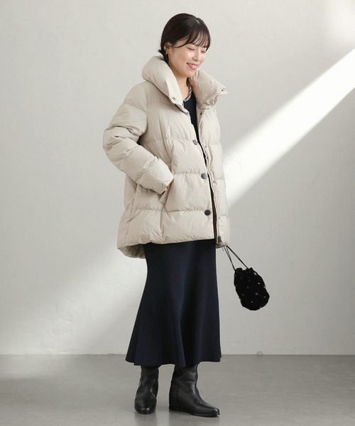 La TOTALITE（ラトータリテ）の「PYRENEX/ピレネックス ELAURA 2 ダウンジャケット（ダウンジャケット/コート・レディース・ベージュ/ネイビー/ブラック・36/38）」の13枚目の写真