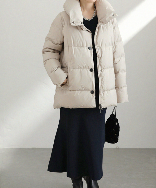 La TOTALITE（ラトータリテ）の「PYRENEX/ピレネックス ELAURA 2 ダウンジャケット（ダウンジャケット/コート・レディース・ベージュ/ネイビー/ブラック・36/38）」の16枚目の写真