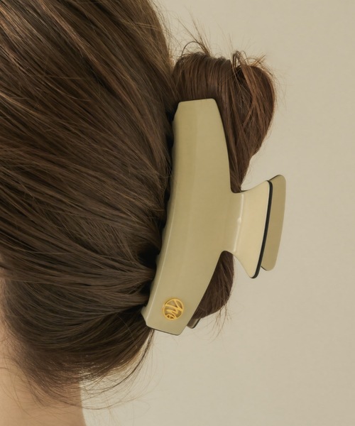 muku(ムク)の「HAIR CLIP/NEW TWOTONE(バレッタ/ヘアクリップ・レディース・ブラック/アイボリー・FREE)」の22枚目の写真