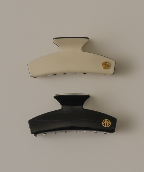 muku(ムク)の「HAIR CLIP/NEW TWOTONE(バレッタ/ヘアクリップ・レディース・ブラック/アイボリー・FREE)」の10枚目の写真