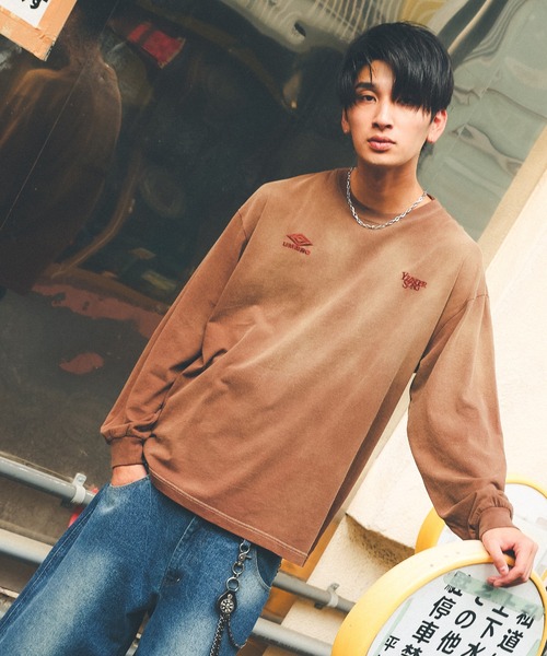 ムラサキスポーツ限定】UMBRO/アンブロ ピグメントロングスリーブティ