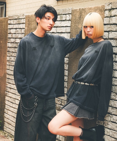 younger song（ヤンガーソング）の「【ムラサキスポーツ限定】UMBRO/アンブロ ピグメントロングスリーブティ ロンT/長袖Ｔシャツ MD27-LST02B（Tシャツ/カットソー・メンズ・ネイビー/ブラウン/ブラック・L/M/S）」の7枚目の写真