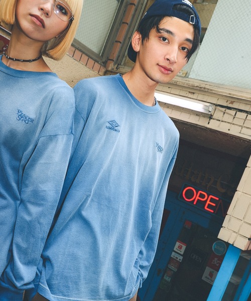 ムラサキスポーツ限定】UMBRO/アンブロ ピグメントロングスリーブティ