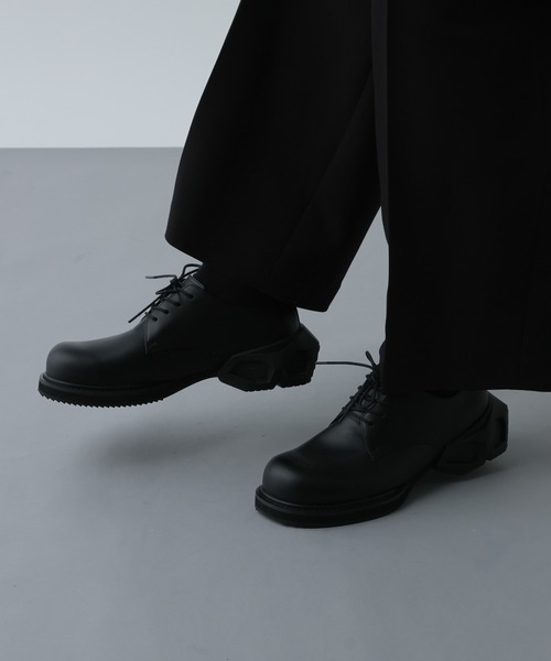 HARE（ハレ）の「ビルディングソールフュージョンシューズ(HARE)（ドレスシューズ・メンズ・ブラック・MEDIUM/LARGE）」の17枚目の写真