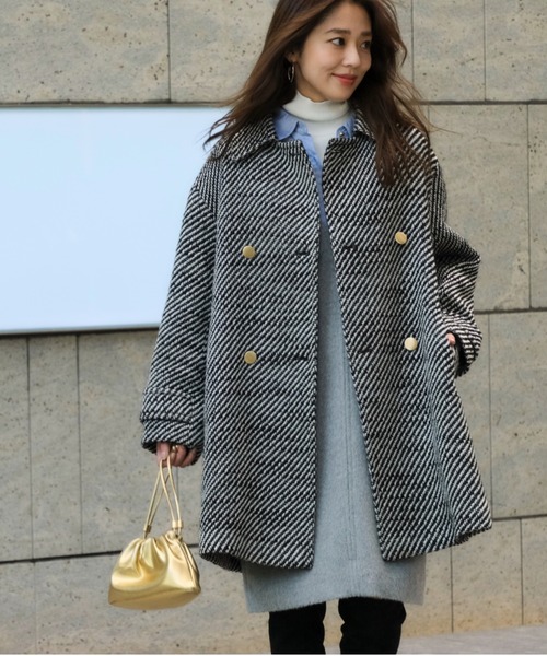 ブランド古着】JUSGLITTY｜ジャスグリッティーのチェスターコート