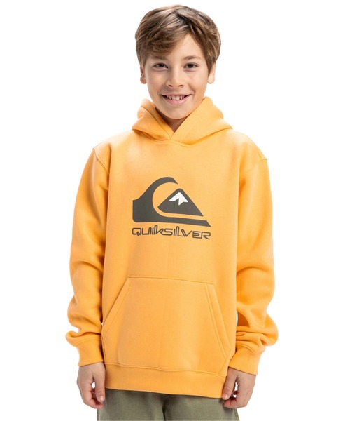 Quiksilver(クイックシルバー)の「BIG LOGO HOODIE YOUT/クイックシルバープルオーバーパーカー・フーディー(パーカー・キッズ・オレンジ/グリーン/オレンジ系その他・130/140/150/160)」の3枚目の写真
