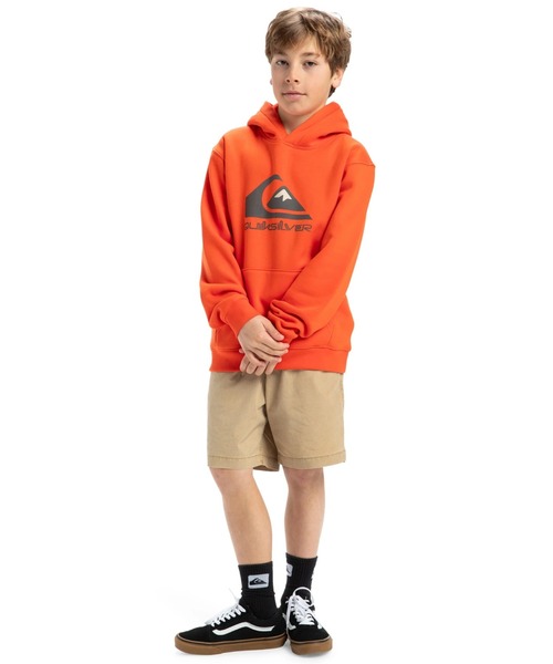 Quiksilver(クイックシルバー)の「BIG LOGO HOODIE YOUT/クイックシルバープルオーバーパーカー・フーディー(パーカー・キッズ・オレンジ/グリーン/オレンジ系その他・130/140/150/160)」の6枚目の写真