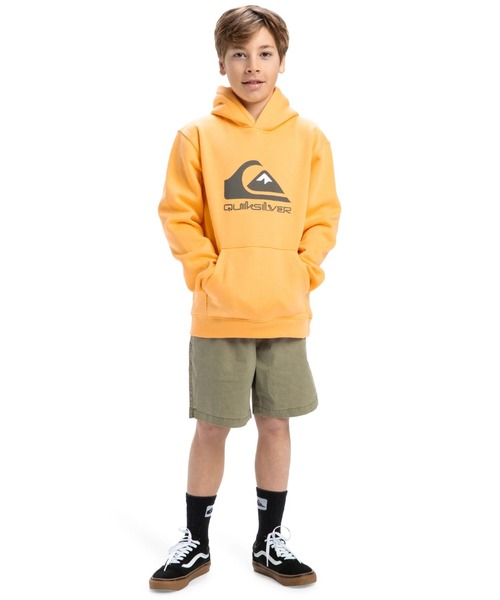 Quiksilver(クイックシルバー)の「BIG LOGO HOODIE YOUT/クイックシルバープルオーバーパーカー・フーディー(パーカー・キッズ・オレンジ/グリーン/オレンジ系その他・130/140/150/160)」の4枚目の写真
