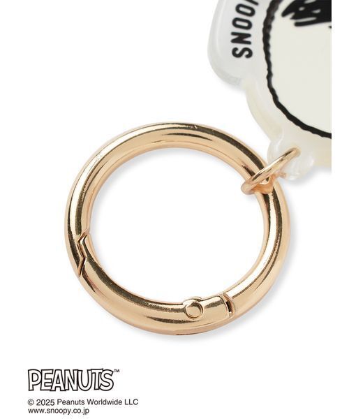 gelato pique（ジェラートピケ）の「【PEANUTS】オリジナルアート アクリルキーチェーン（キーケース/キーアクセサリー・レディース・ライトピンク/ライム/キャメル/ライトブルー・F）」の7枚目の写真