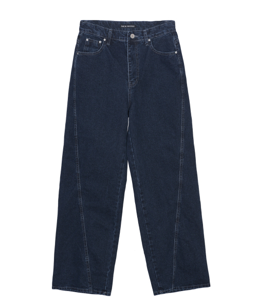 NICK&NICOLE(ニックアンドニコール)の「UNIQUE REGULAR DENIM PANTS_DARK BLUE(デニムパンツ・レディース・その他・SMALL/MEDIUM/LARGE)」の5枚目の写真