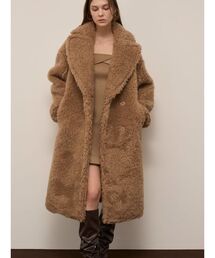 SNIDEL | ボアロングコート(ムートンコート)