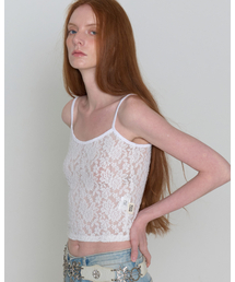 Lace Sleeveless - White