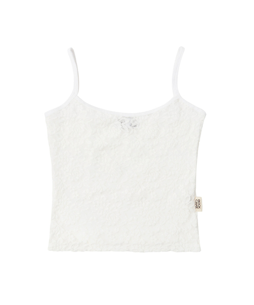 ROCKCAKE(ロックケーキ)の「Lace Sleeveless - White(Tシャツ/カットソー・レディース・その他・SMALL)」の2枚目の写真