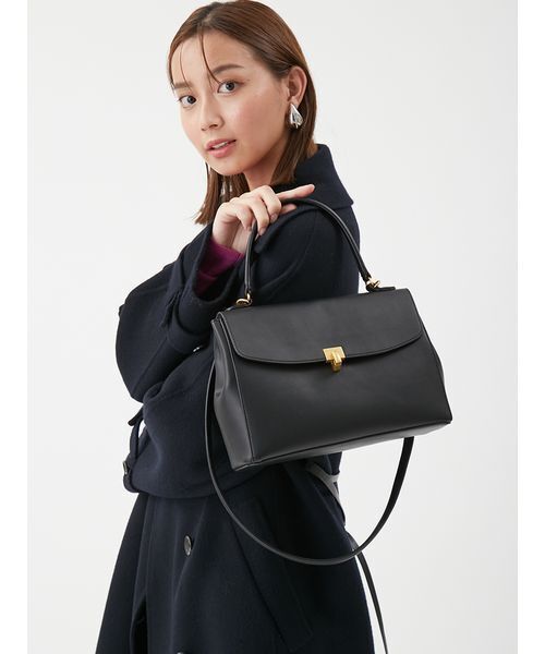 セール】メタルモチーフスクエアバッグ（ショルダーバッグ）｜Mila