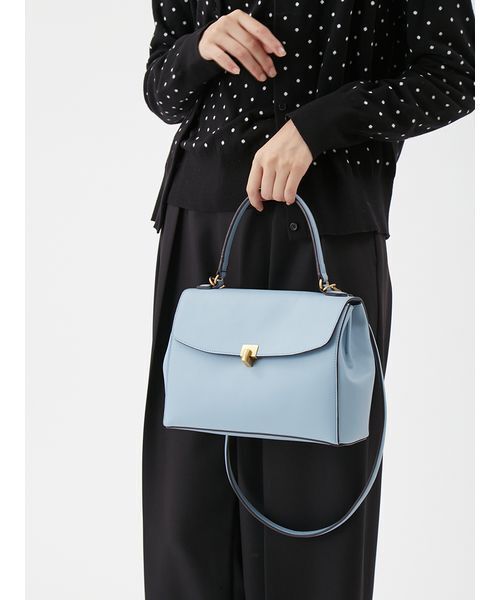 セール】メタルモチーフスクエアバッグ（ショルダーバッグ）｜Mila