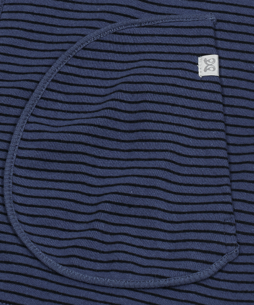 TYPESERVICE（タイプサービス）の「Striped Pocket Zip Hoodie [Blue]（パーカー・レディース・その他・FREE）」の5枚目の写真