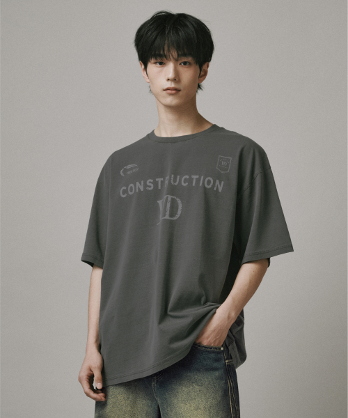 Verdnt（バーダント）の「VDロゴピグメントブロックコア半袖Tシャツ[チャコール]（Tシャツ/カットソー・レディース・チャコール・SMALL/MEDIUM/LARGE）」の3枚目の写真