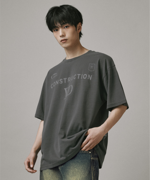 Verdnt（バーダント）の「VDロゴピグメントブロックコア半袖Tシャツ[チャコール]（Tシャツ/カットソー・レディース・チャコール・SMALL/MEDIUM/LARGE）」の4枚目の写真