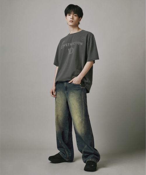 Verdnt（バーダント）の「VDロゴピグメントブロックコア半袖Tシャツ[チャコール]（Tシャツ/カットソー・レディース・チャコール・SMALL/MEDIUM/LARGE）」の6枚目の写真