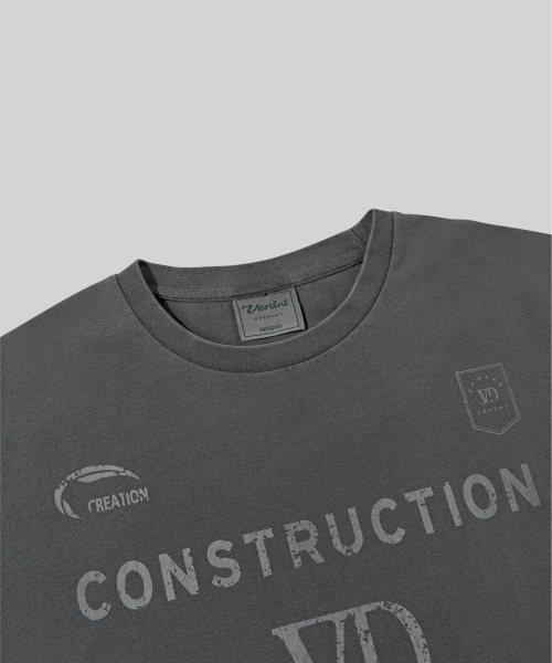 Verdnt（バーダント）の「VDロゴピグメントブロックコア半袖Tシャツ[チャコール]（Tシャツ/カットソー・レディース・チャコール・SMALL/MEDIUM/LARGE）」の7枚目の写真