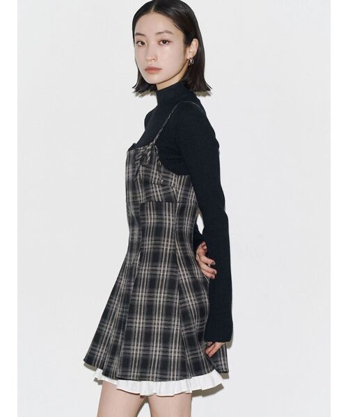 セール】ヘムレイヤードフレアミニワンピース（ワンピース）｜EMODA