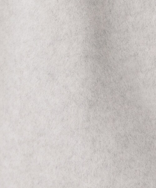 メランジ起毛ジャケット（ノーカラーコート）｜Dessin（デッサン）の