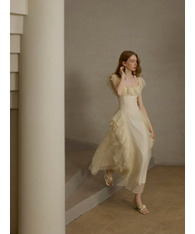 SINCETHEN（シンスゼン）の「ルミエールラッフルロングワンピース（ワンピース）」