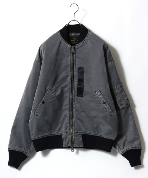 セール】2025AW HOUSTON/ヒューストン PIGMENT DYE RELAX MA-1 FLIGHT
