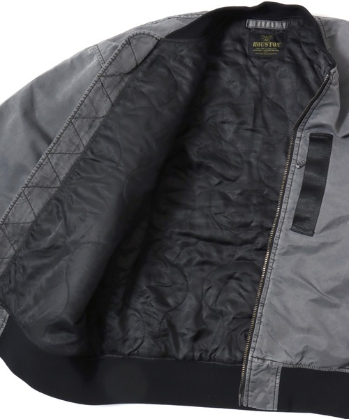 セール】2025AW HOUSTON/ヒューストン PIGMENT DYE RELAX MA-1 FLIGHT