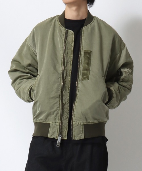 セール】2025AW HOUSTON/ヒューストン PIGMENT DYE RELAX MA-1 FLIGHT