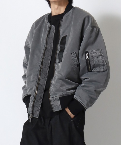 セール】2025AW HOUSTON/ヒューストン PIGMENT DYE RELAX MA-1 FLIGHT