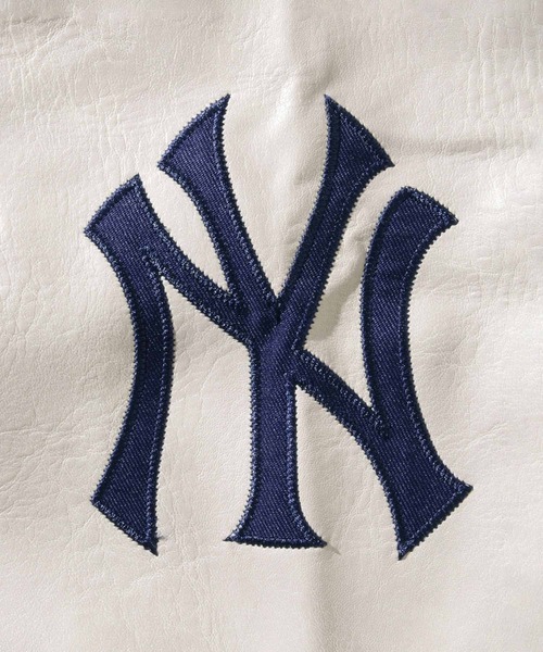 MLB(メジャーリーグベースボール)の「MLB Classic Melton Stadium Jacket/MLBクラシックメルトンスタジアムジャケット(スタジャン・メンズ・ブルー/ブラウン/ネイビー・M/L/XL)」の10枚目の写真