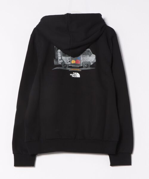 THE NORTH FACE(ザノースフェイス)の「【THE NORTH FACE/ザ・ノースフェイス】プルオーバー バックプリント パーカー 裏起毛(パーカー・メンズ・ブラック/ホワイト・MEDIUM/LARGE/X-LARGE/M/L)」の3枚目の写真