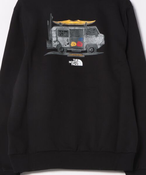 THE NORTH FACE(ザノースフェイス)の「【THE NORTH FACE/ザ・ノースフェイス】プルオーバー バックプリント パーカー 裏起毛(パーカー・メンズ・ブラック/ホワイト・MEDIUM/LARGE/X-LARGE/M/L)」の4枚目の写真