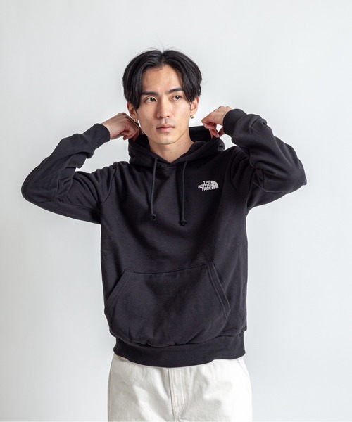 THE NORTH FACE(ザノースフェイス)の「【THE NORTH FACE/ザ・ノースフェイス】プルオーバー バックプリント パーカー 裏起毛(パーカー・メンズ・ブラック/ホワイト・MEDIUM/LARGE/X-LARGE/M/L)」の5枚目の写真