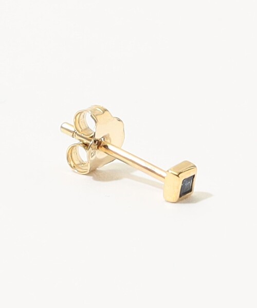 METIER(メティエ)の「Metier Mini Bezel Set Princess Gemstone Studs 片耳ピアス(ピアス(片耳用)・レディース・ネイビー・FREE)」の3枚目の写真