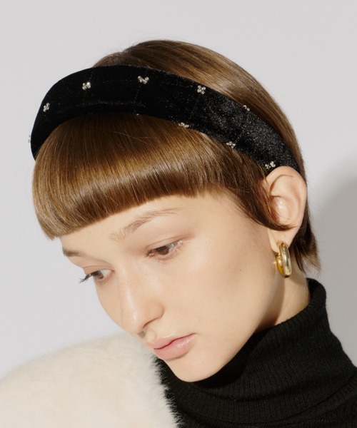 ベロアビジュ―カチューシャ（カチューシャ）｜PERNA（ペルナ）の