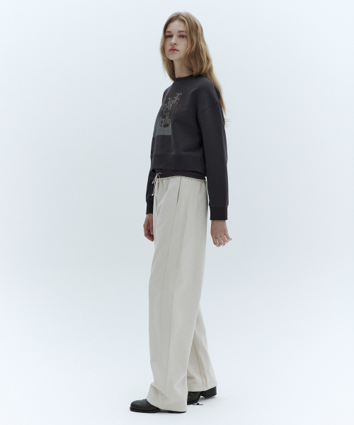 CITYBREEZE(シティブリーズ)の「サイドライン2WAYスウェットパンツ_BEIGE(その他パンツ・レディース・ベージュ・SMALL/MEDIUM)」の2枚目の写真
