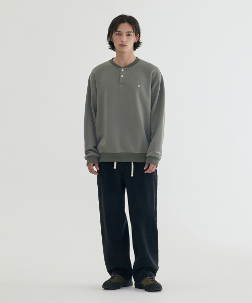 COVERNAT(カバーナット)の「ヘンリーネック スウェット メランジェグレー(スウェット・レディース・その他・SMALL/MEDIUM/LARGE/X-LARGE)」の3枚目の写真