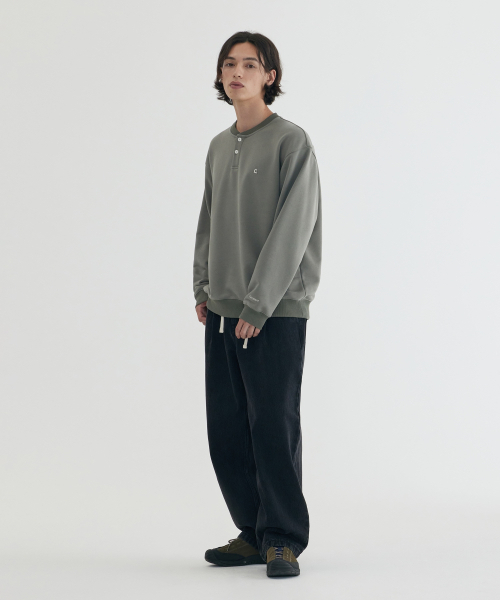 COVERNAT(カバーナット)の「ヘンリーネック スウェット メランジェグレー(スウェット・レディース・その他・SMALL/MEDIUM/LARGE/X-LARGE)」の4枚目の写真